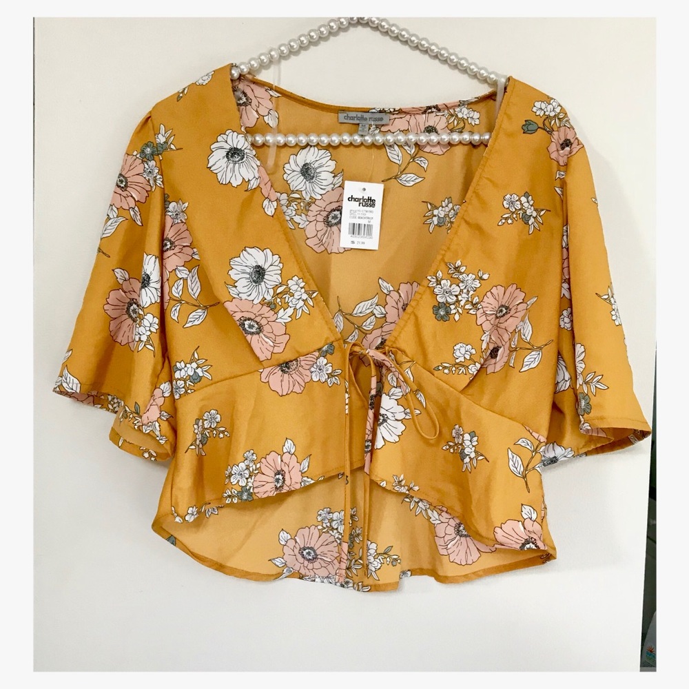 🌻Crop Golden Top🌻